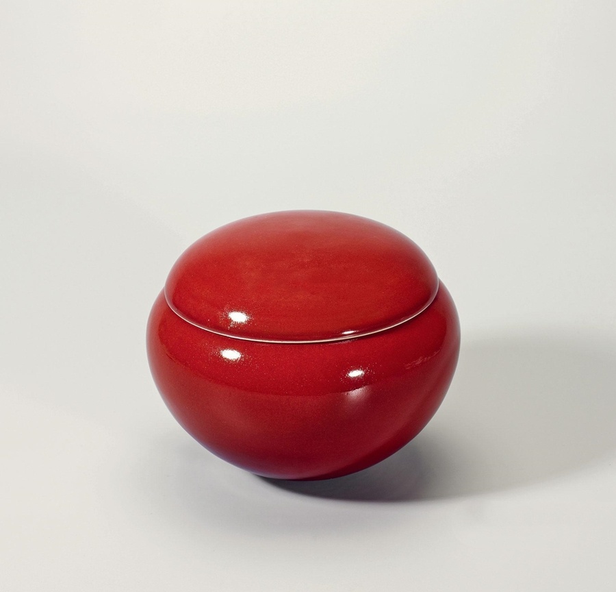 域鉴古玩】清代霁红釉瓷器底部特征