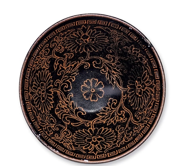 中国古玩／吉州窑／碗口19 cm 域鉴古玩】吉州窑瓷器值多少钱