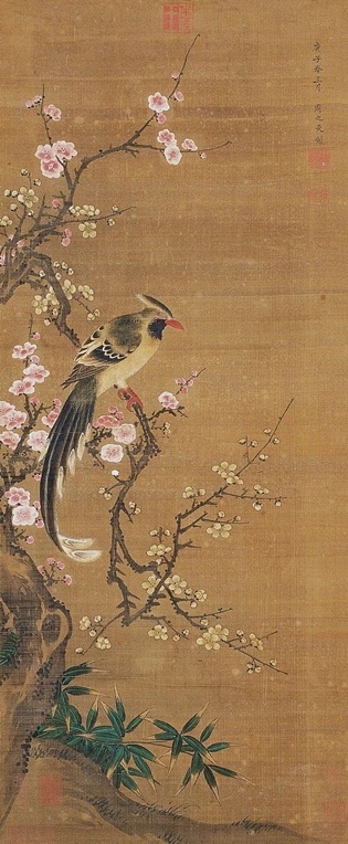 吳門畫(huà)派周之冕花鳥(niǎo)畫(huà)作欣賞