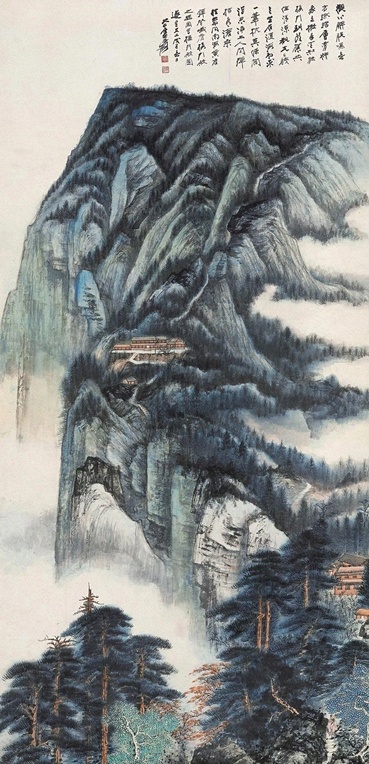 域鉴古玩】细数非常有名的张大千山水画