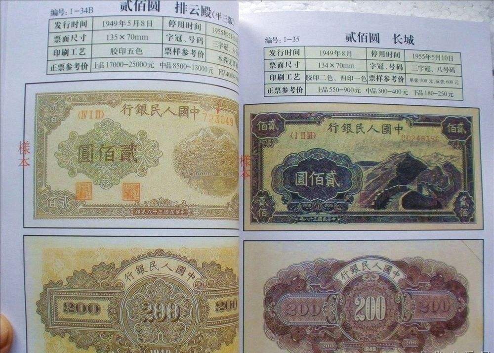 域鉴古玩】纸币价格表