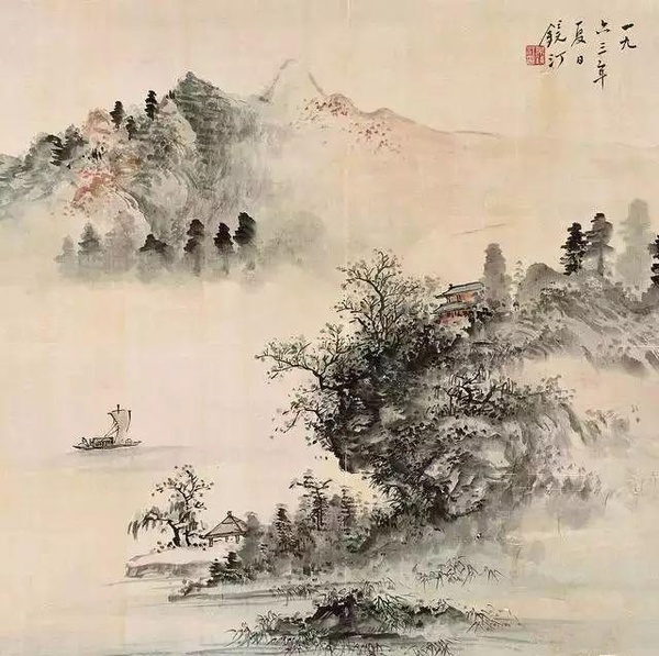 大家 | 吳鏡汀國(guó)畫(huà)的“笨功夫”（高清作品50幅）