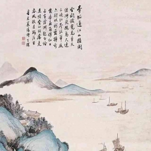海派名家吳子深山水畫欣賞