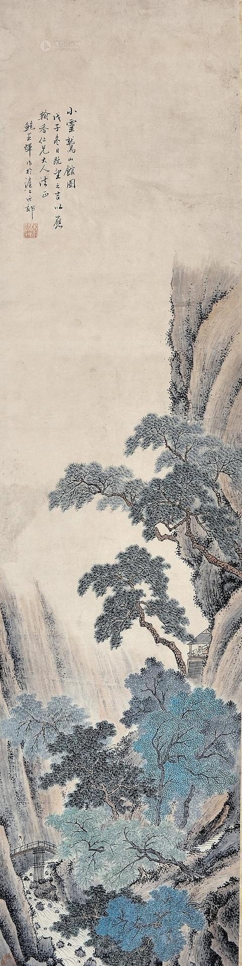 鮑亞暉山水作品欣賞