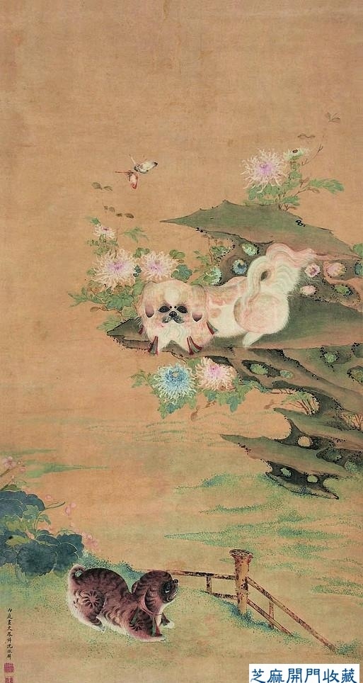 沈振麟（清）花鳥(niǎo)動(dòng)物作品欣賞