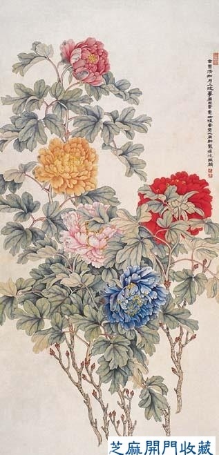 沈振麟（清）花鳥動物作品欣賞