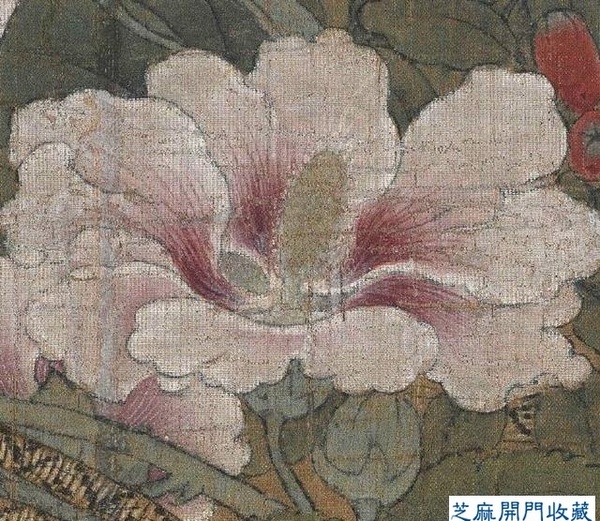 宋 李嵩 花籃圖