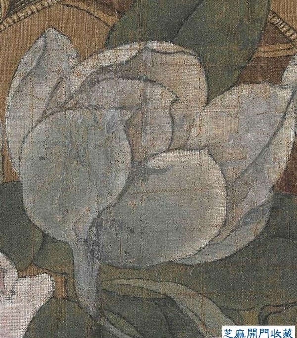 宋 李嵩 花籃圖