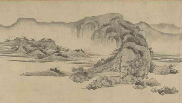 元趙孟頫《重江疊嶂圖》臺北故宮博物院藏