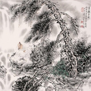 中国美术家协会副主席王明明国画作品