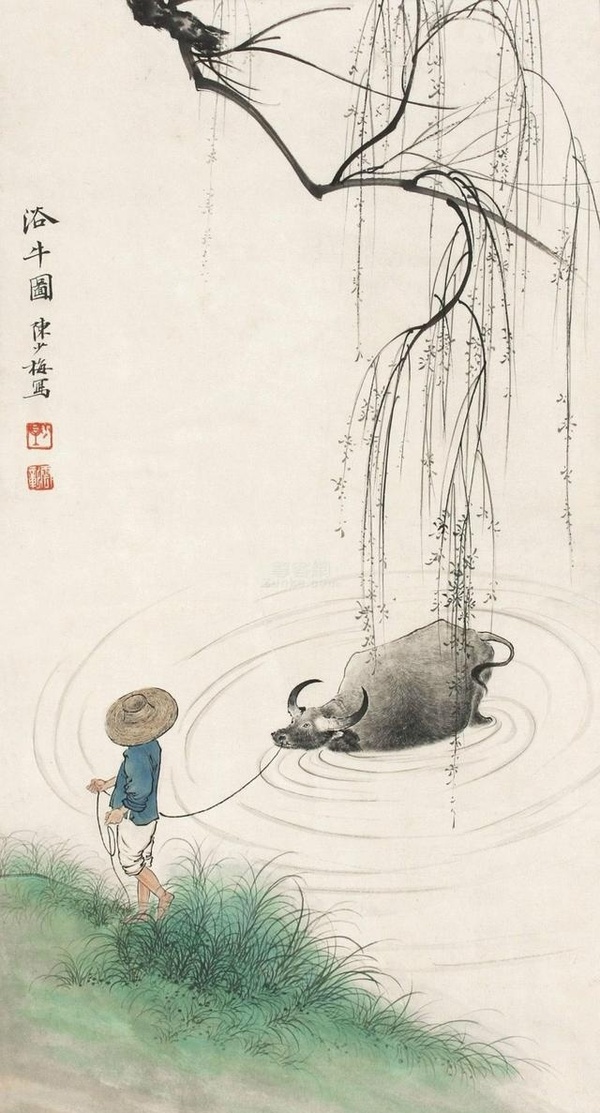 一代國畫巨擘陳少梅人物畫!