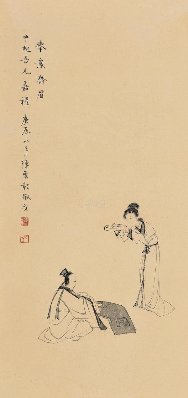 一代國畫巨擘陳少梅人物畫!