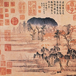 細(xì)數(shù)被乾隆毀掉的歷代書畫，題詩(shī)、題字還到處戳章！ ...