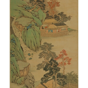 《山居圖》軸